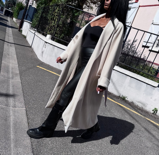 Manteau Oversize LIZA Beige