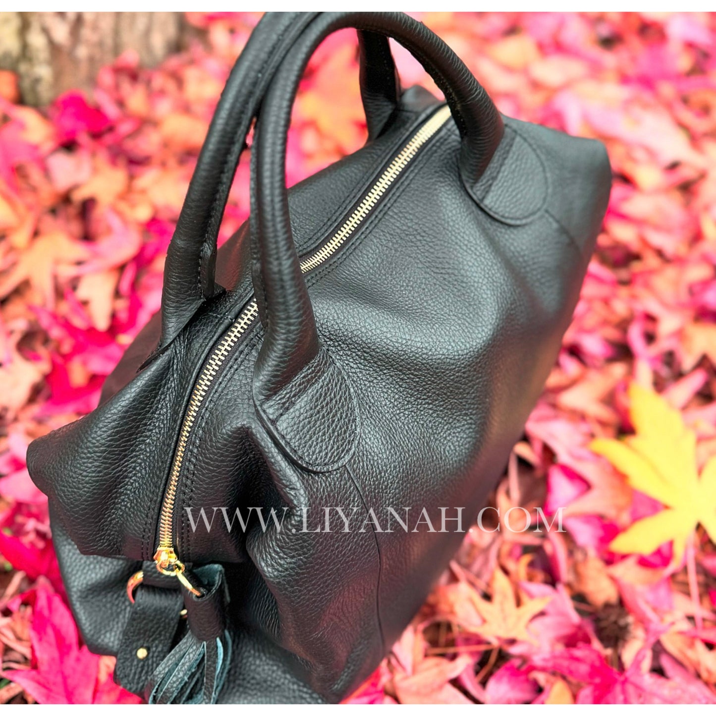 SAC FOURRE-TOUT CUIR OUZOI NOIR