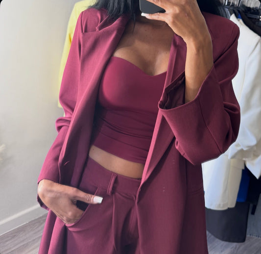 Tailleur LOUBA BORDEAUX