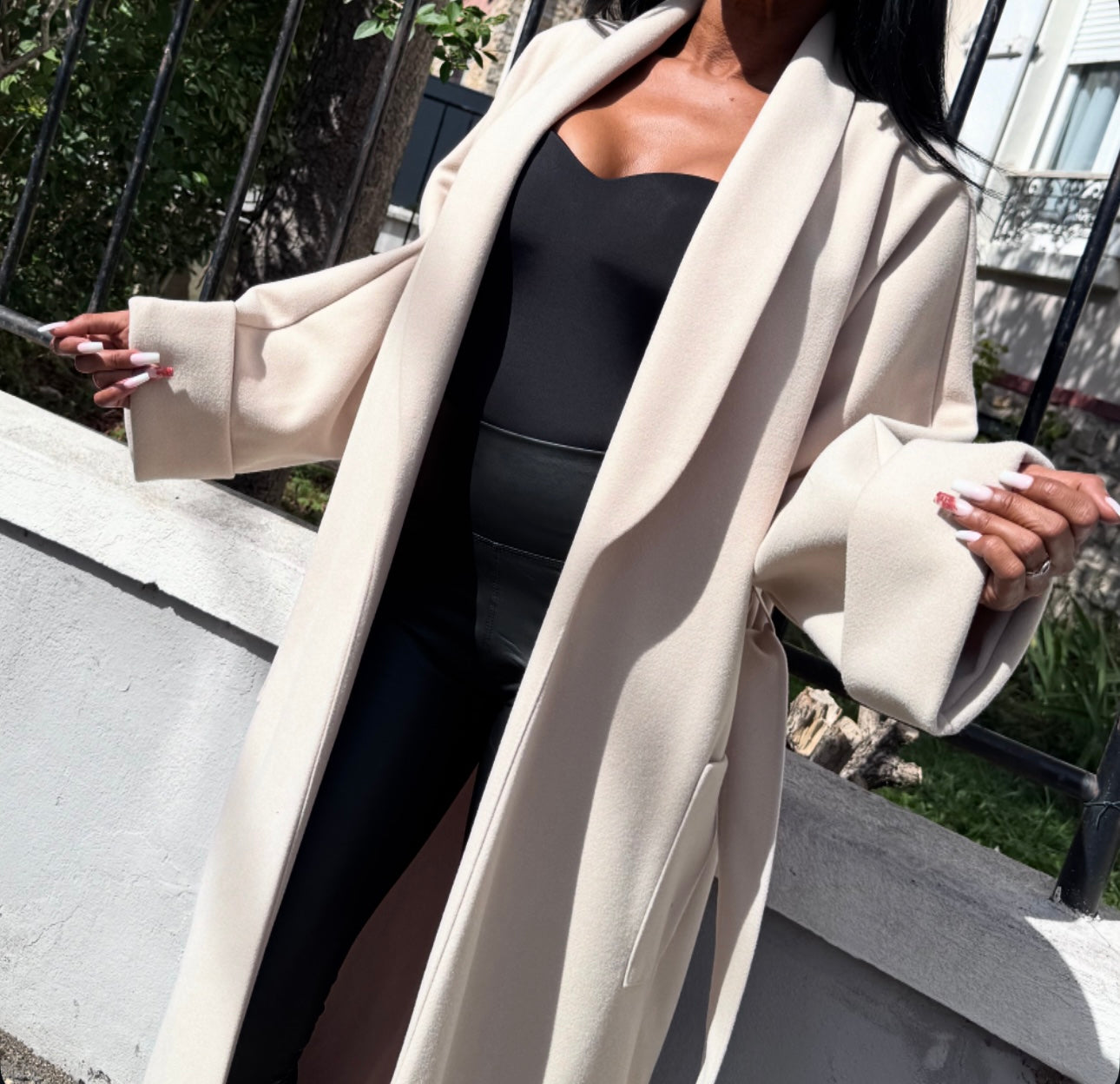 Manteau Oversize LIZA Beige