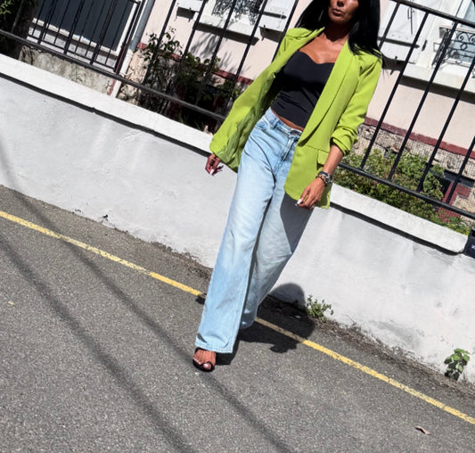 VESTE HARA VERT TILLEUL