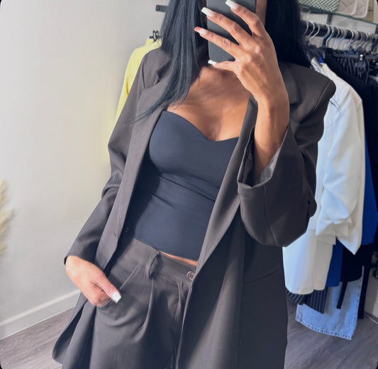 Tailleur LOUBA BRUN ANTHRACITE