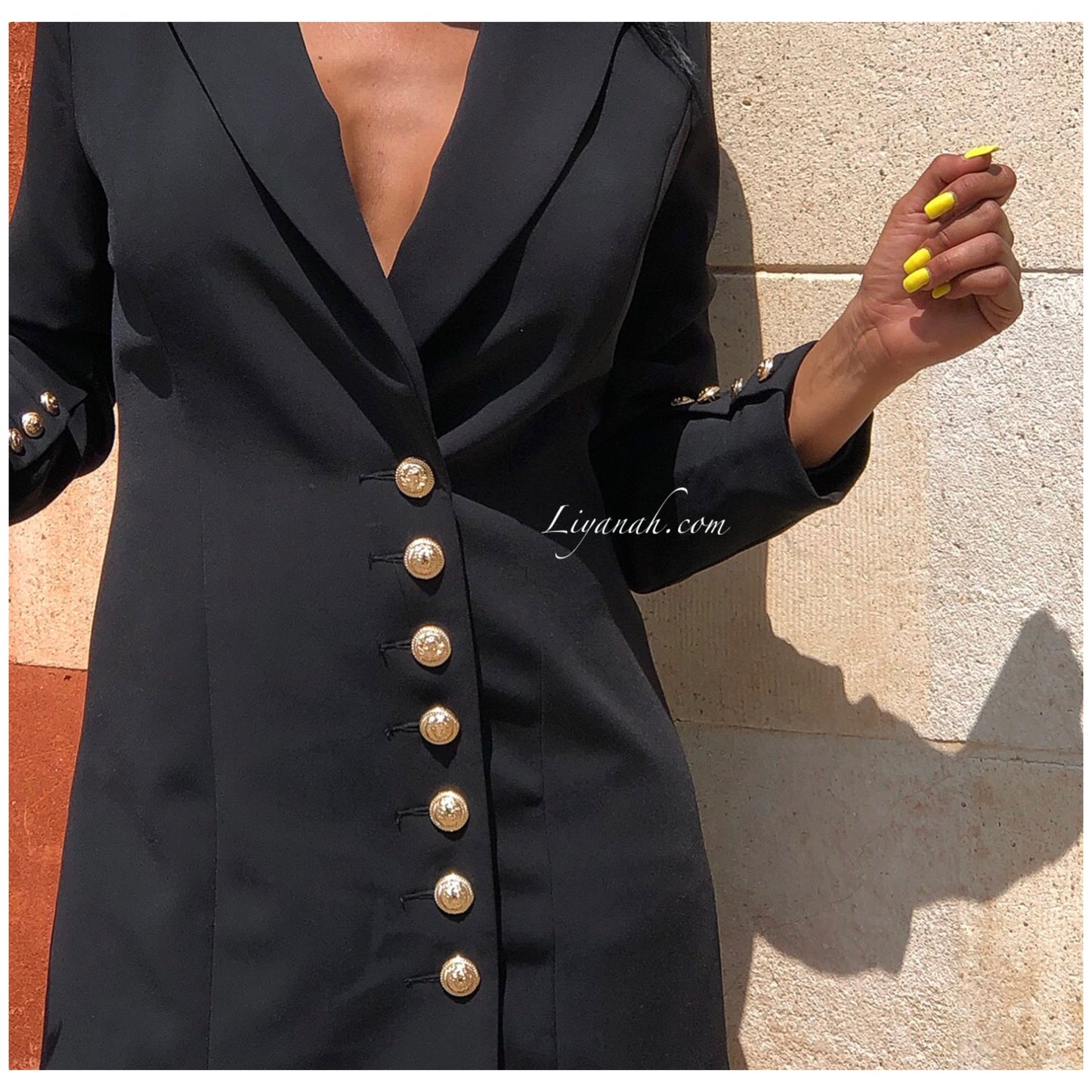 Robe Blazer Modèle LOUARA NOIR