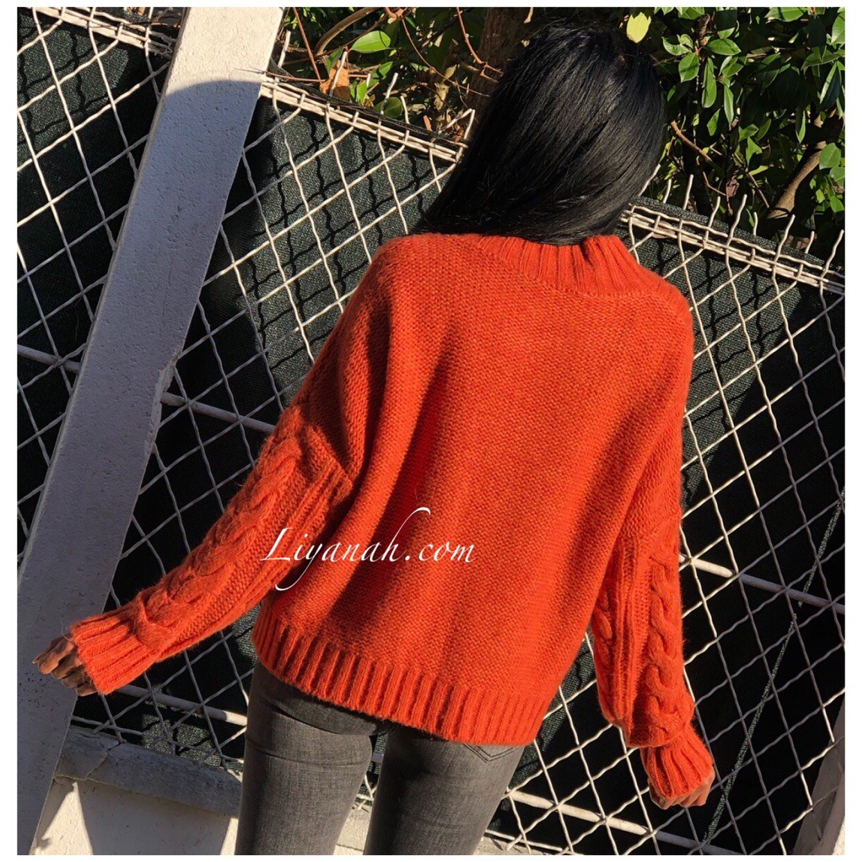 PULL Modèle SYLARYA ORANGE