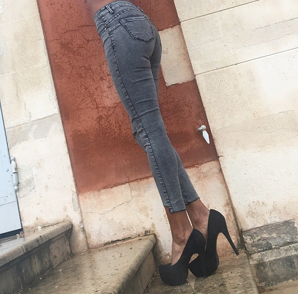 Jean Skinny Crop Jegging Modèle AMODA