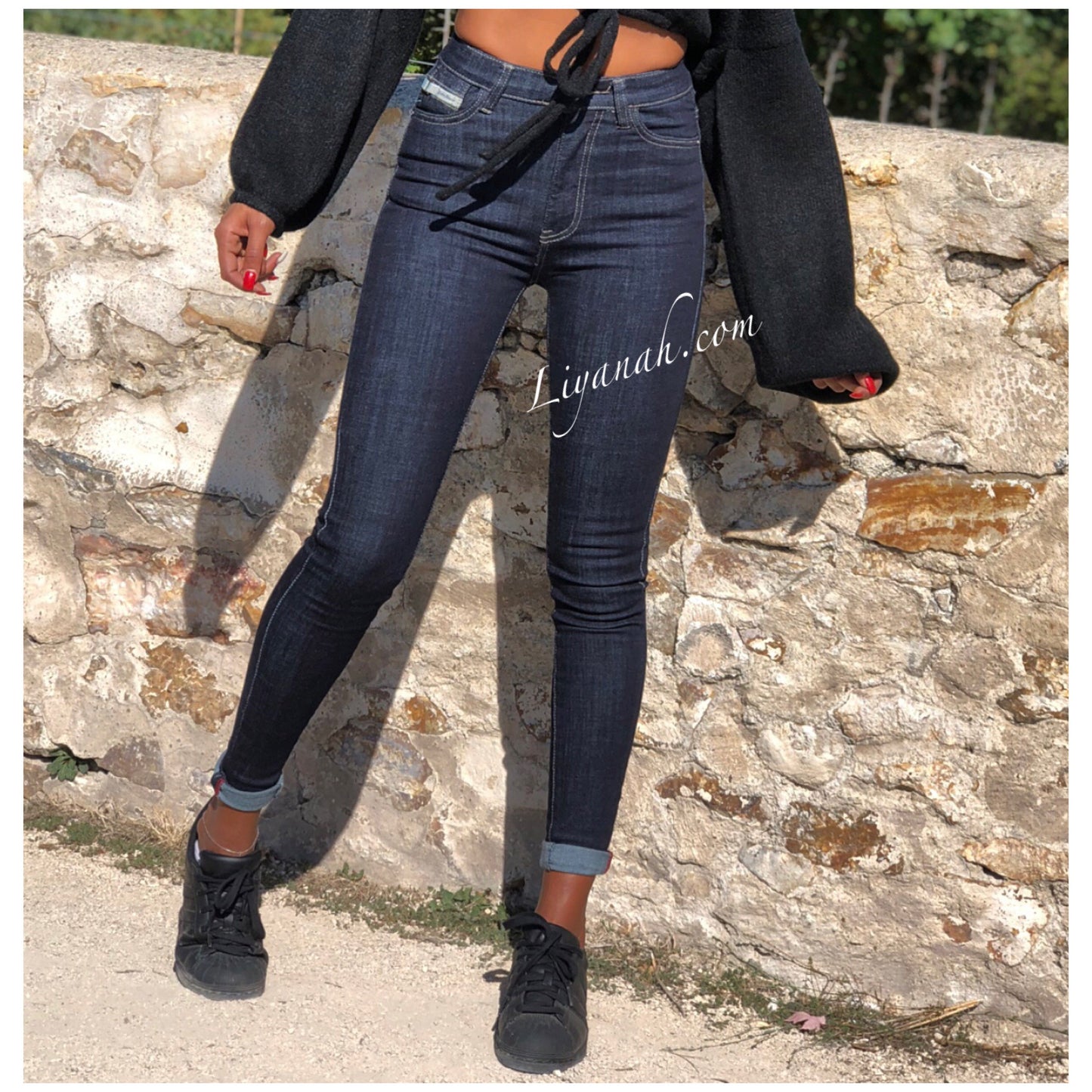 Jean Skinny Modèle BRYALA BRUT TAILLE MI-HAUTE