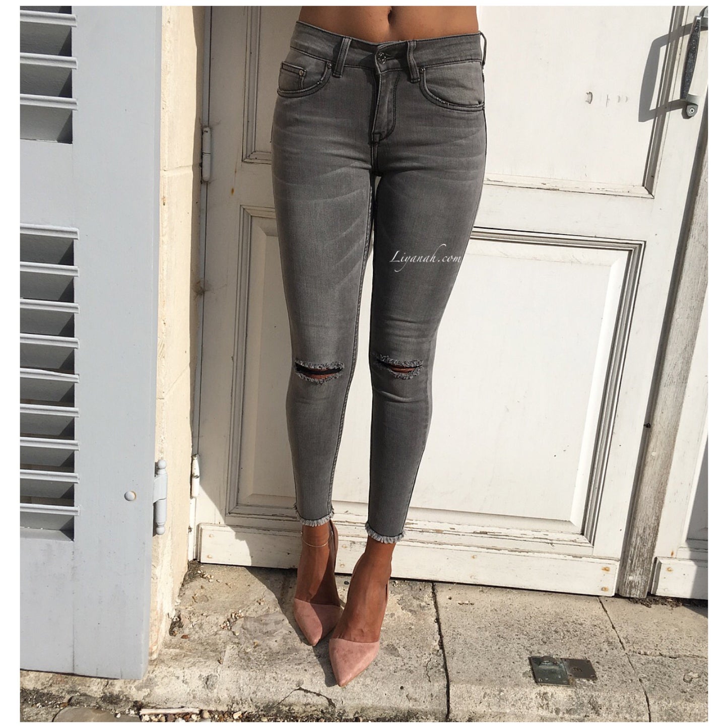 Jean Skinny Modèle CHANYA GRIS