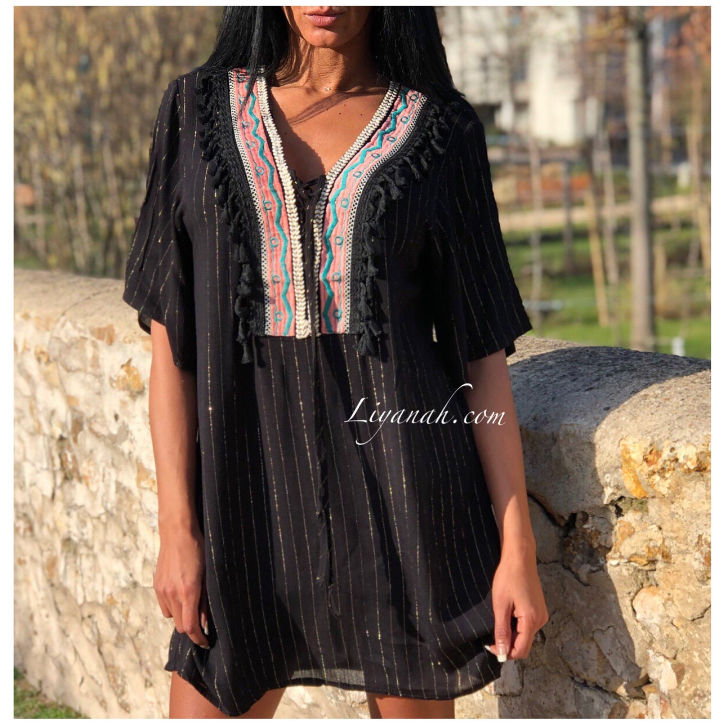 Robe Tunique Modèle NAJA NOIR