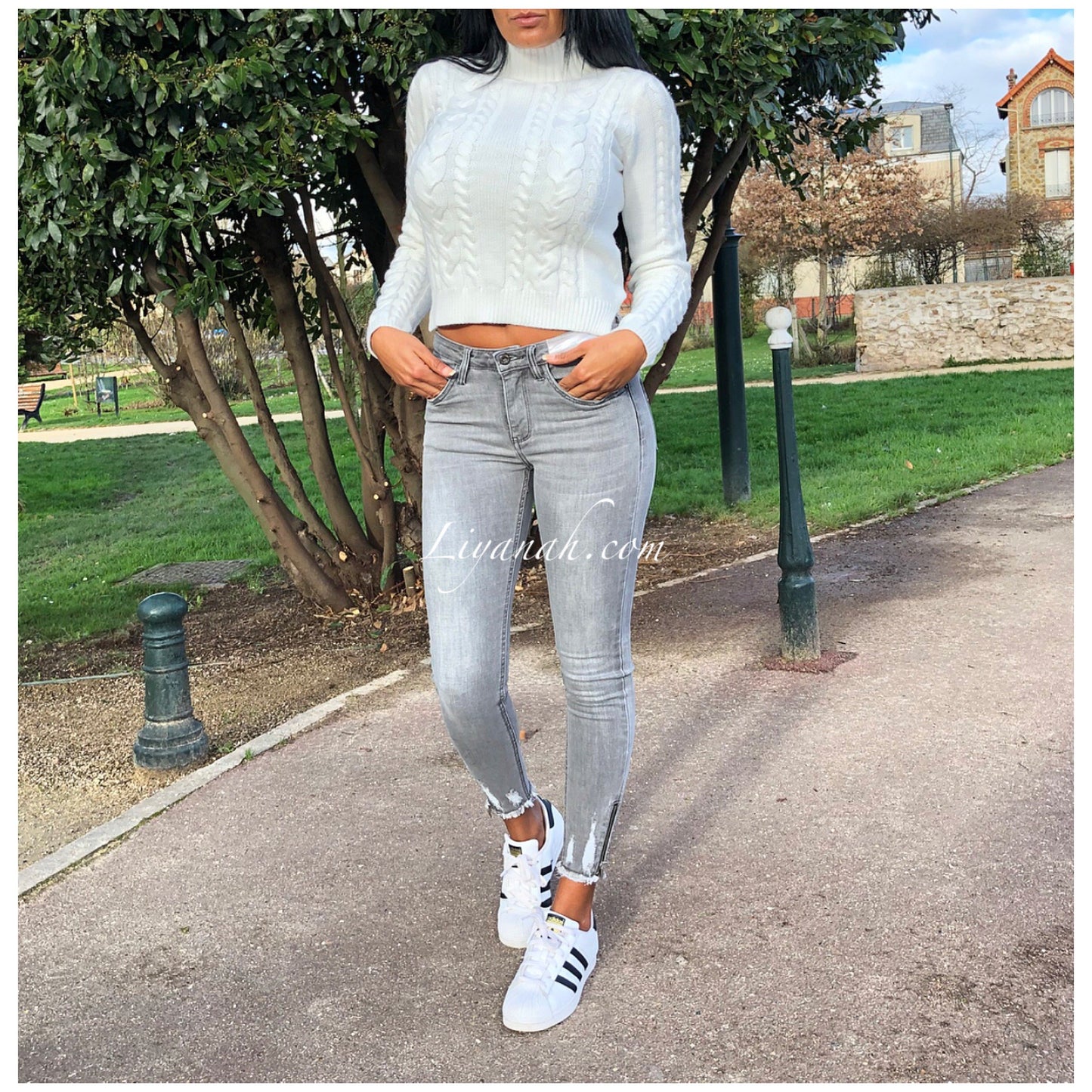 Jean Skinny Modèle JANIG GREY