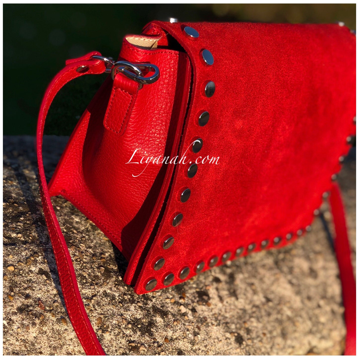 Sac Cuir Modèle ACYA ROUGE