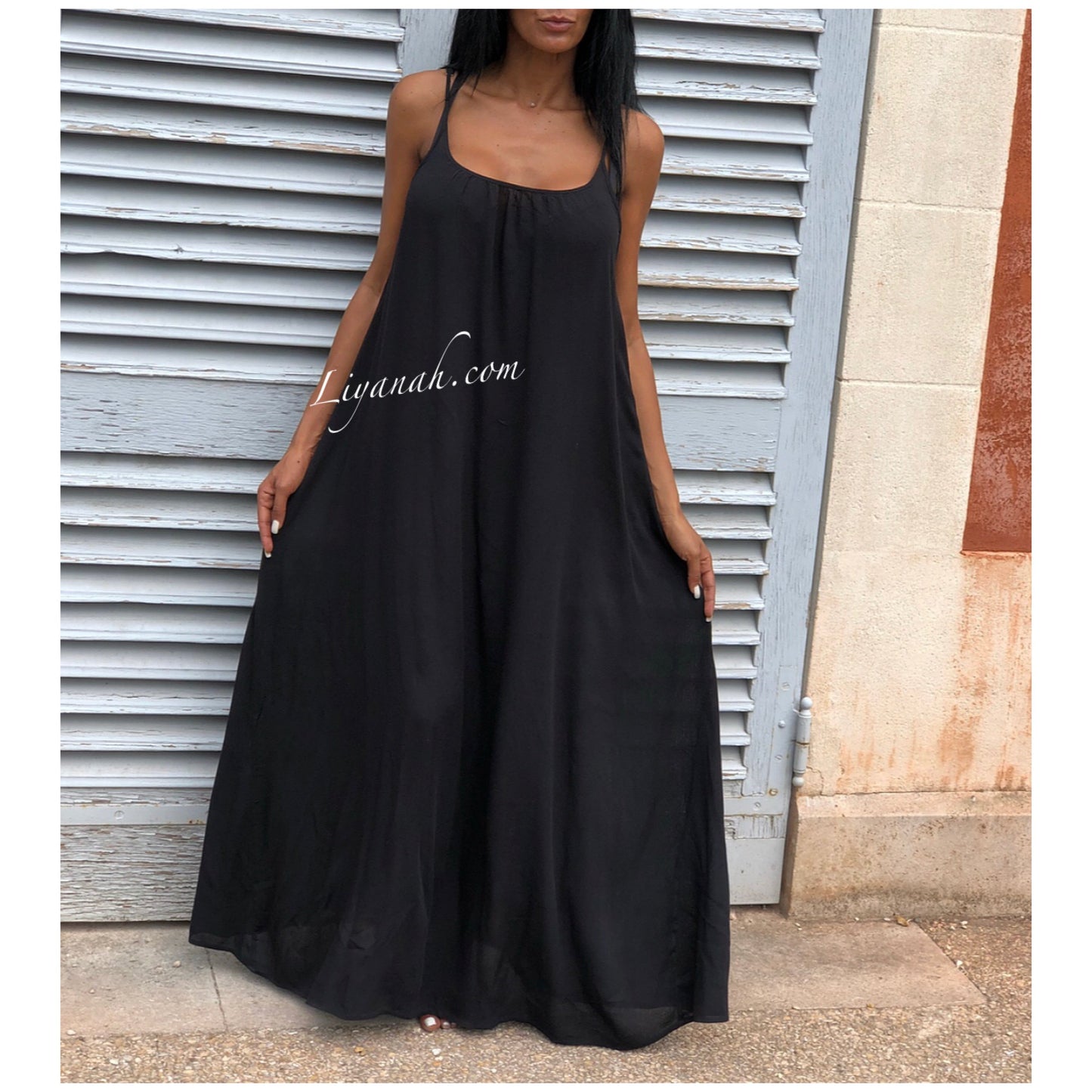 ROBE Longue Modèle BAKA Noir