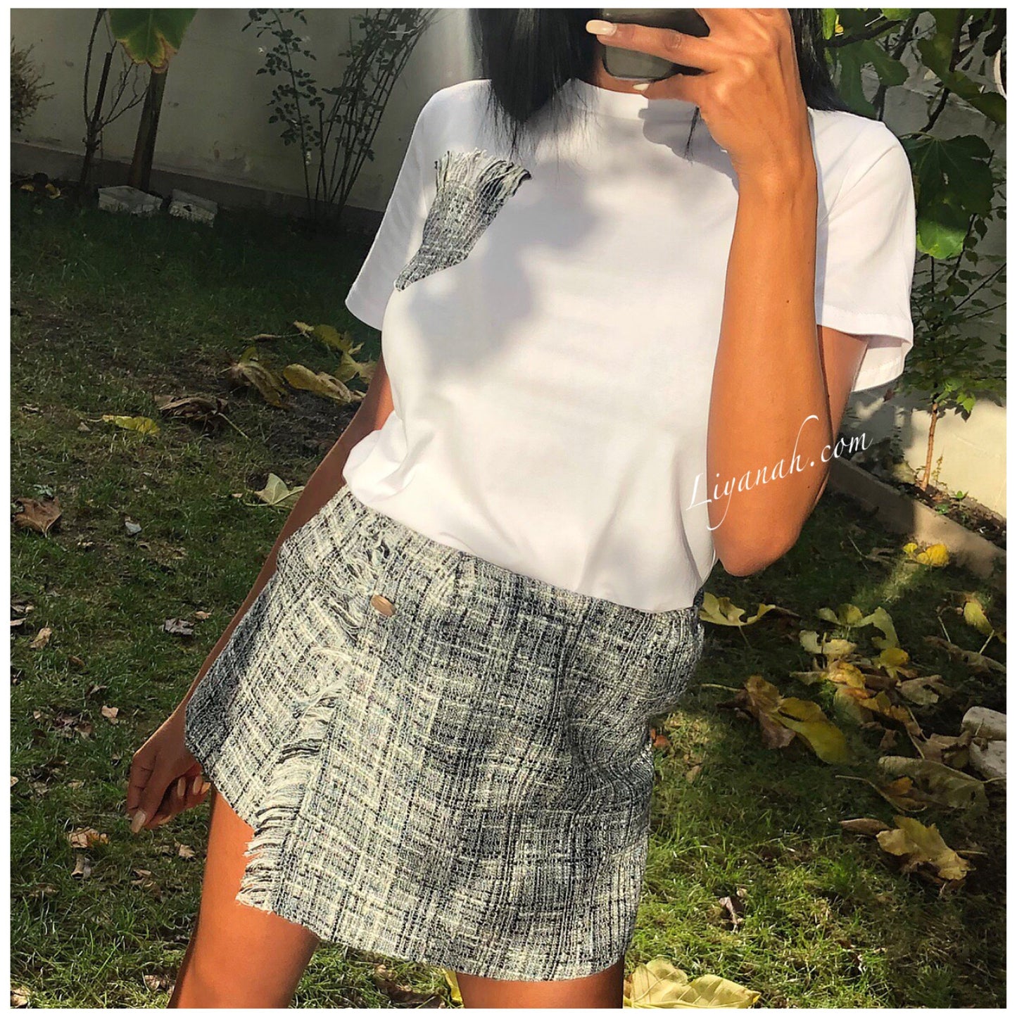 Ensemble T-shirt et Jupe Short Modèle SAKYLA