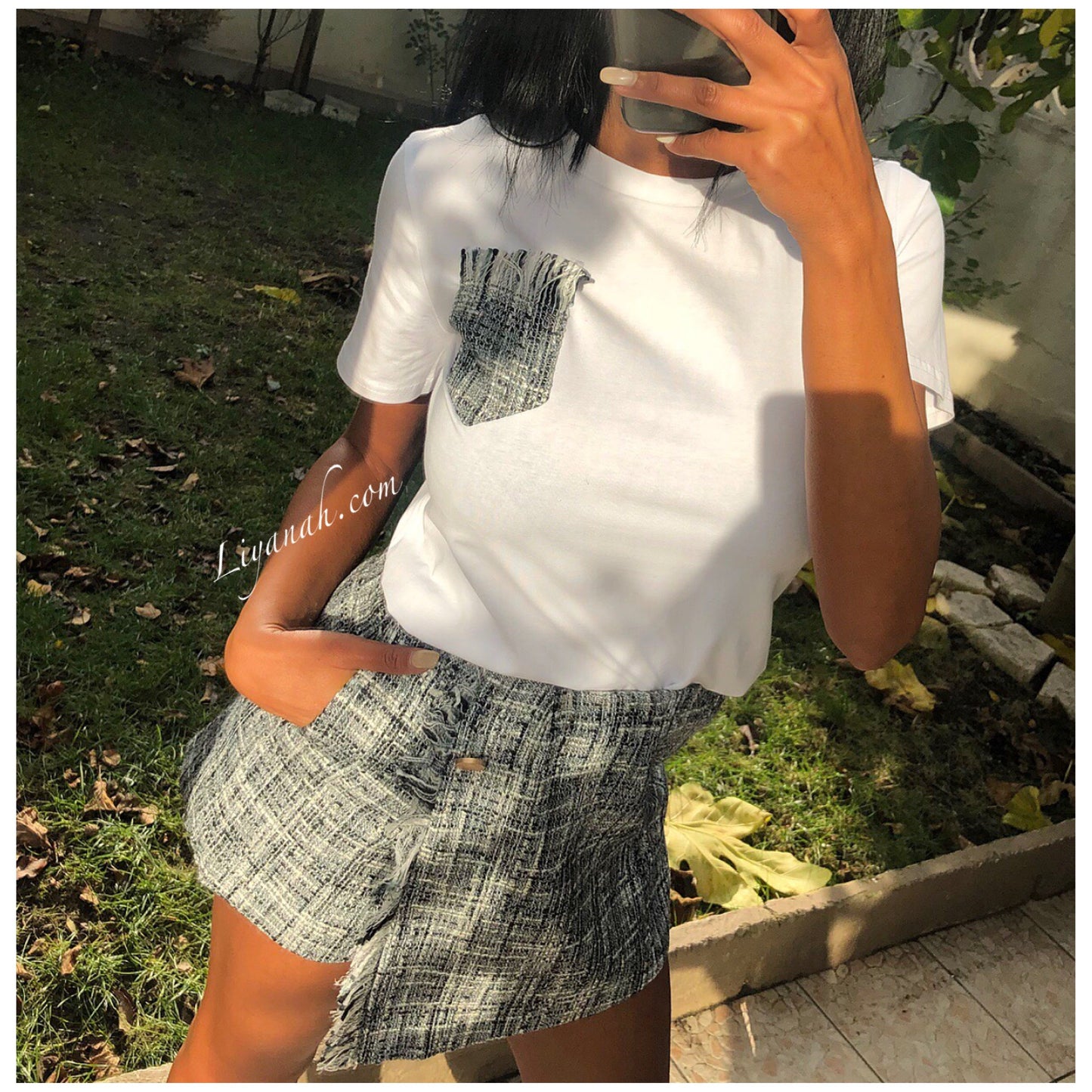 Ensemble T-shirt et Jupe Short Modèle SAKYLA