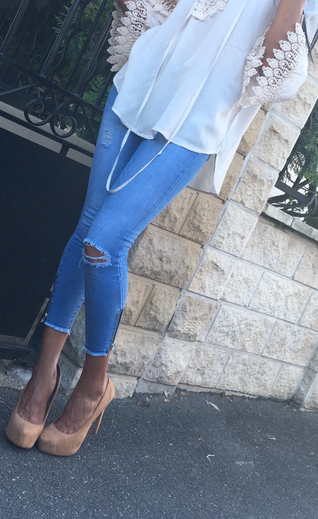 Jean Skinny Crop Modèle THALY