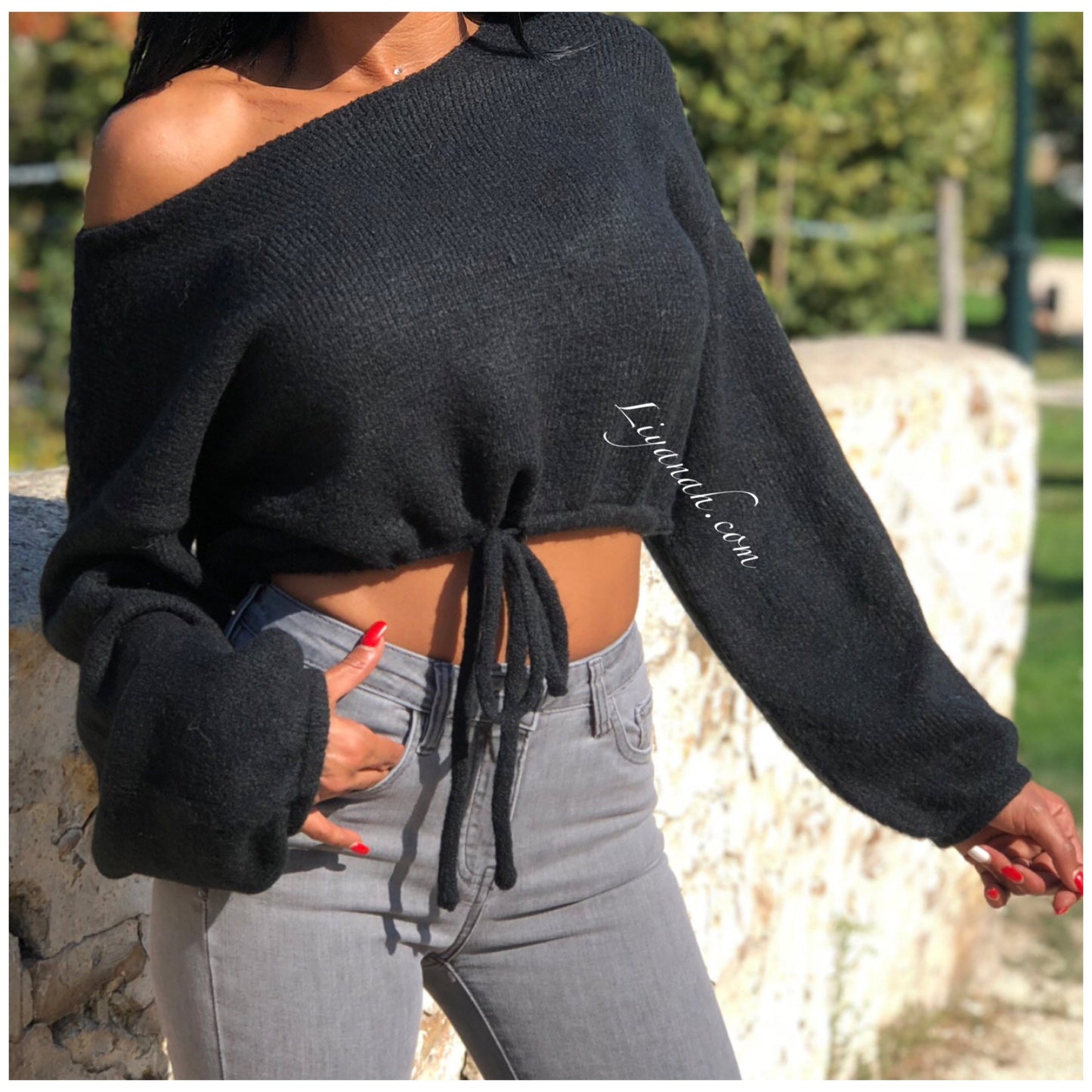 PULL Modèle FARYLA NOIR