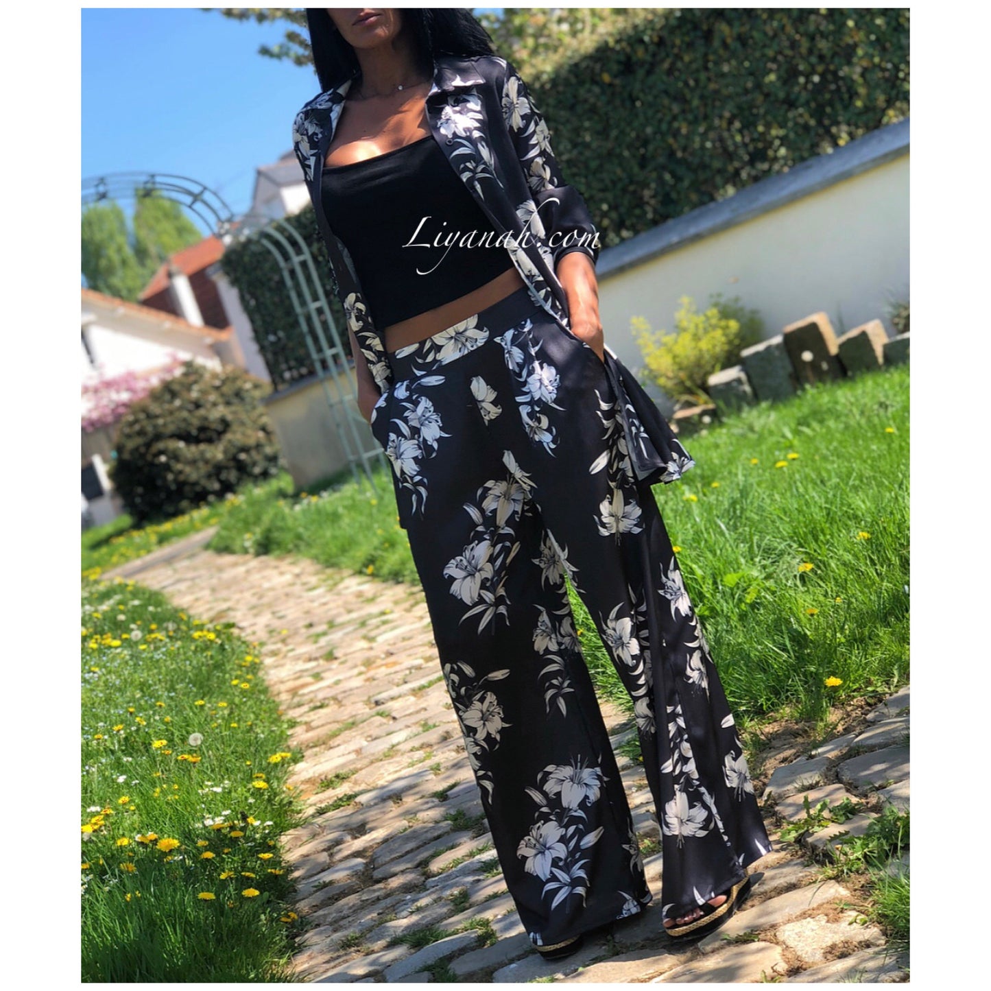 Ensemble Modèle ZYAKA Chemise + Pantalon Noir