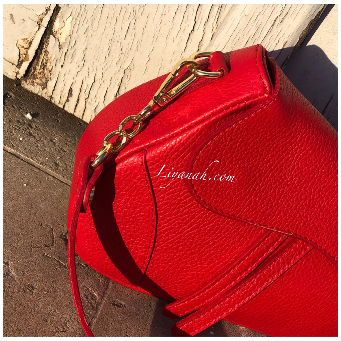 Sac Cuir PETIT Modèle SHEORA ROUGE