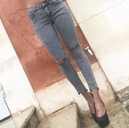 Jean Skinny Crop Jegging Modèle AMODA