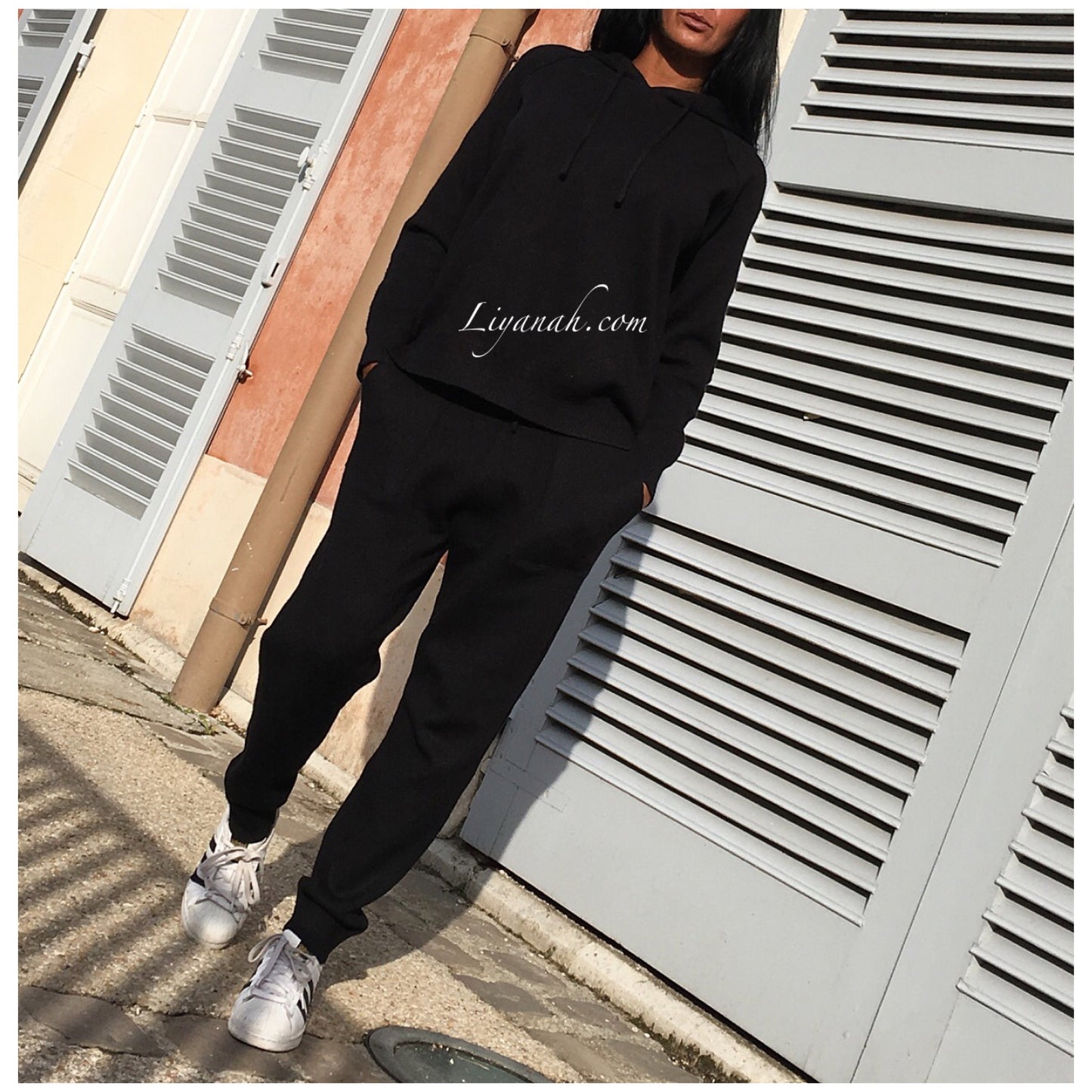 Jogging SAYARA NOIR Pull à capuche + Pantalon