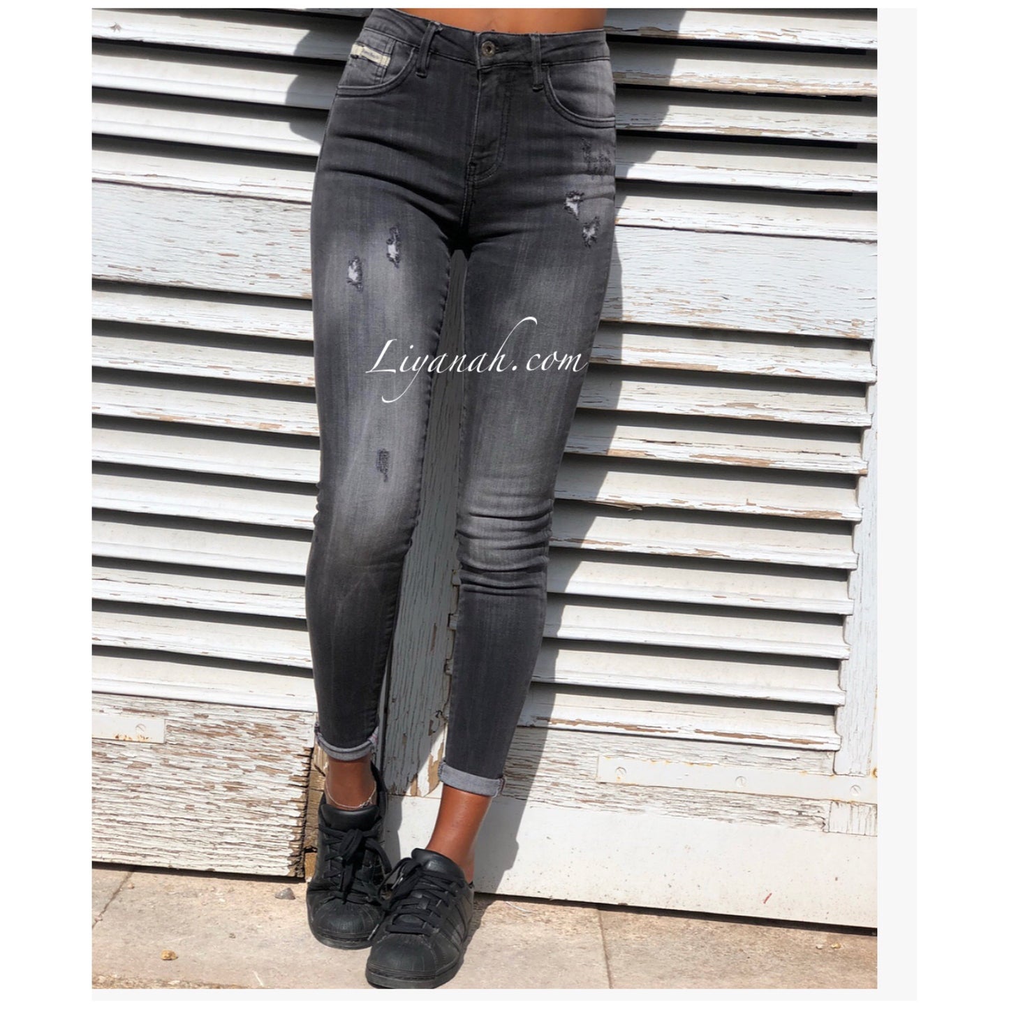 Jean Skinny Modèle CHAYANA GREY