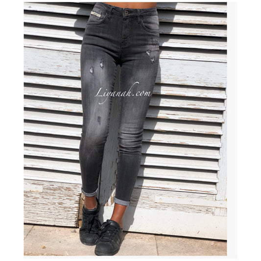 Jean Skinny Modèle CHAYANA GREY