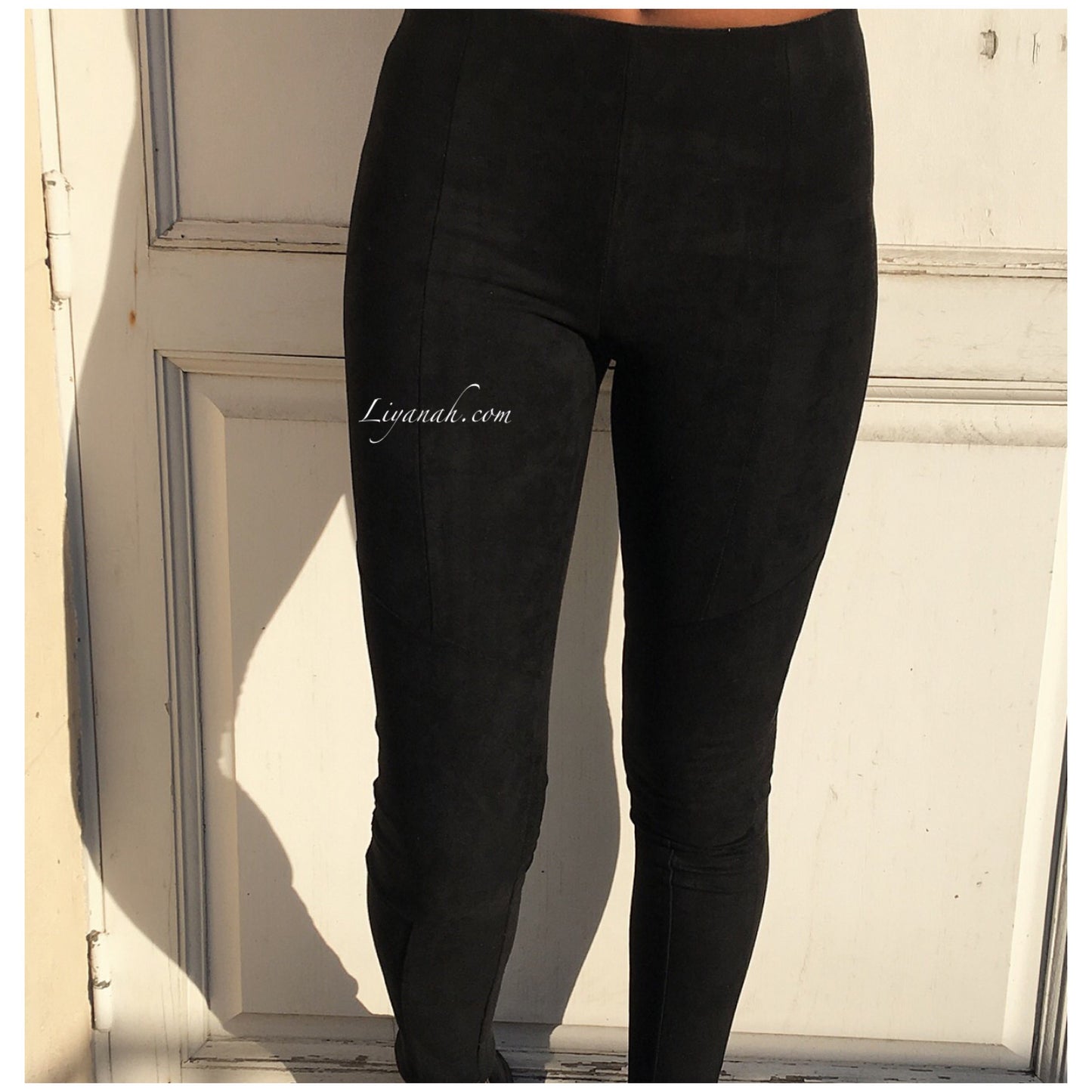 Legging suédine AELY Noir