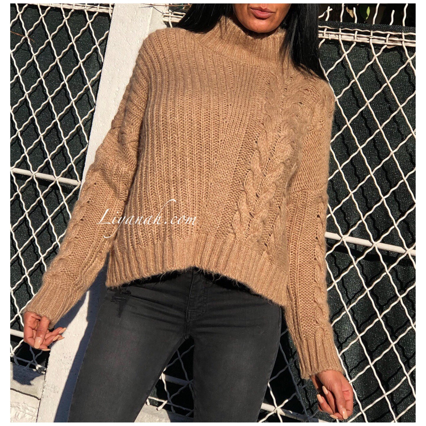 PULL Modèle SYLARYA TAUPE