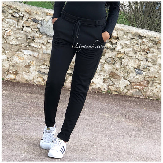 PANTALON Modèle ZYANA NOIR