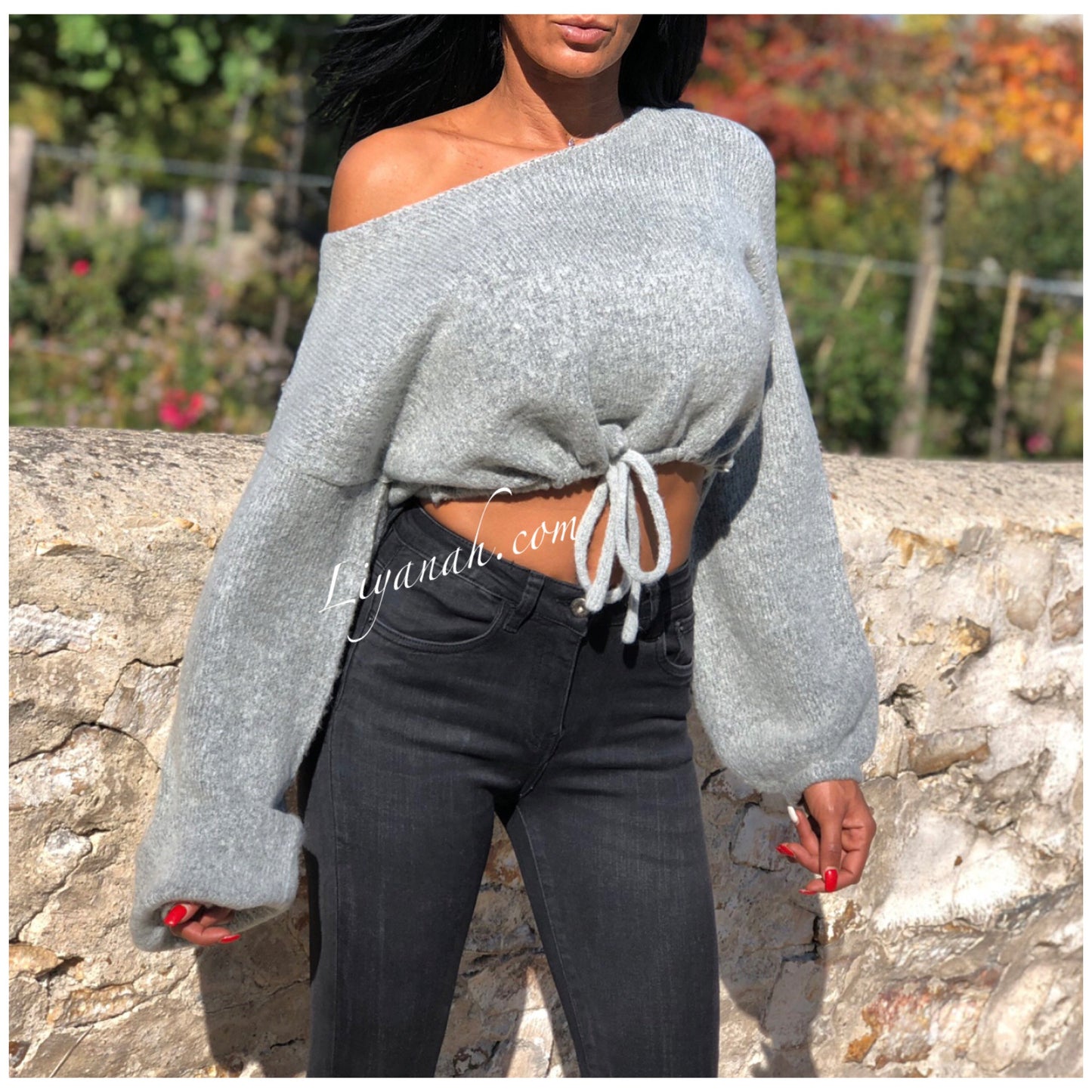 PULL Modèle FARYLA GRIS