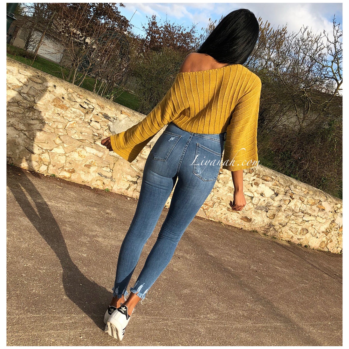 Jean Skinny BLEU CLAIR Modèle ELLA TAILLE HAUTE