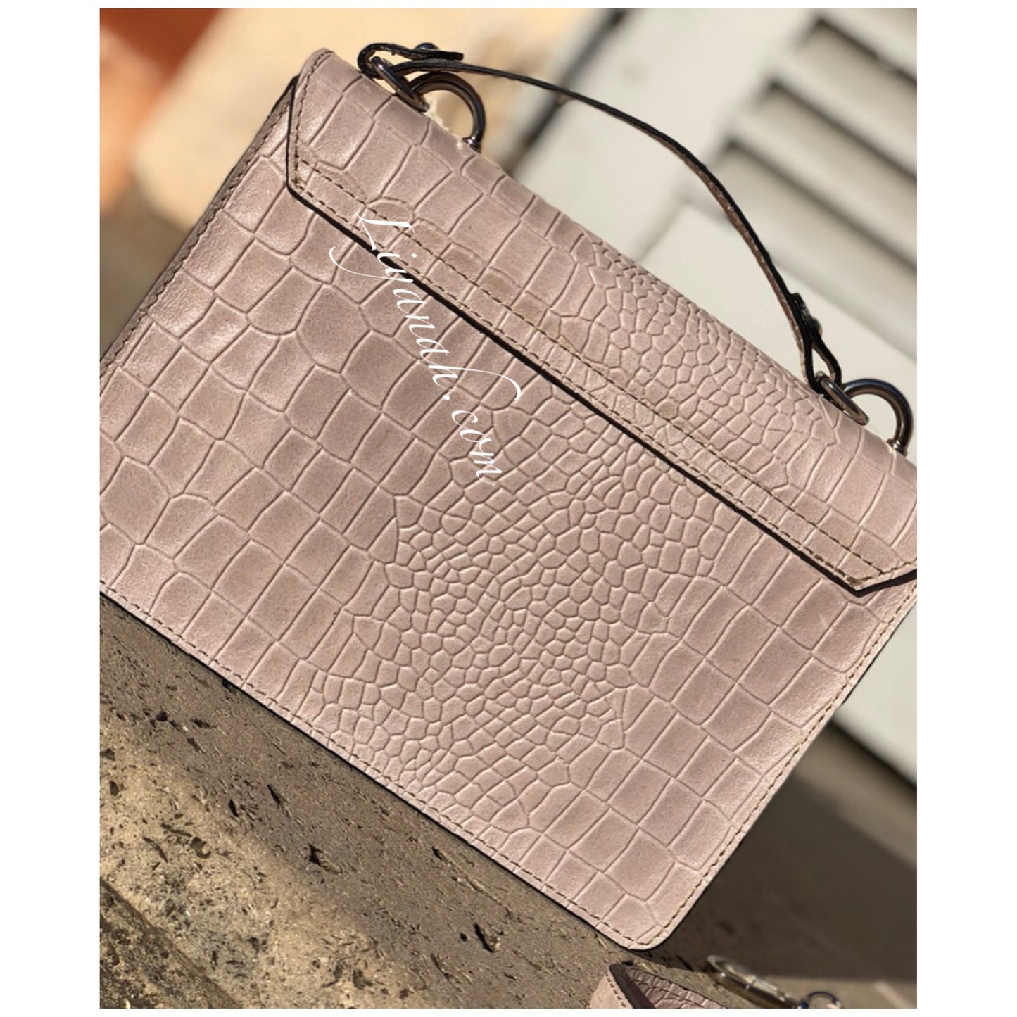 Sac Cuir PETIT Modèle EVYA NUDE