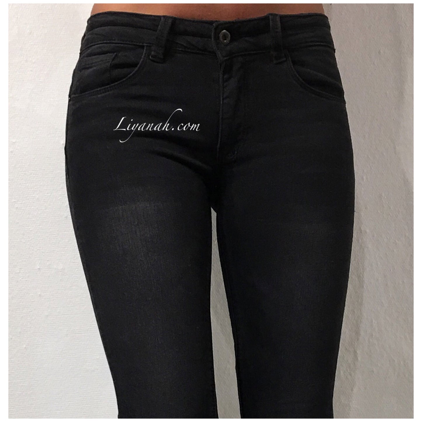 Jean Skinny NOIR Modèle ALCIDE TAILLE Basse