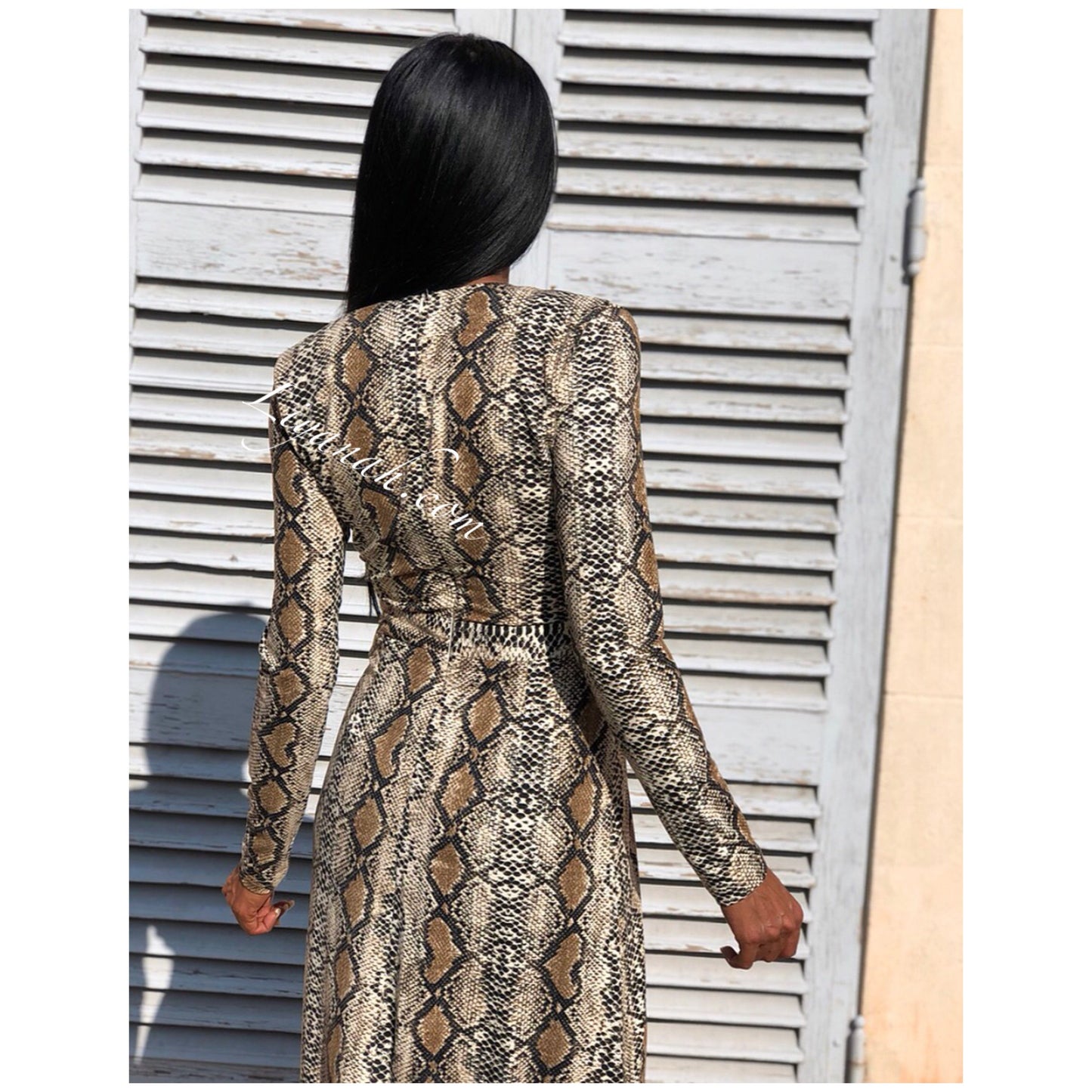 Robe Longue Modèle NIYALA PYTHON