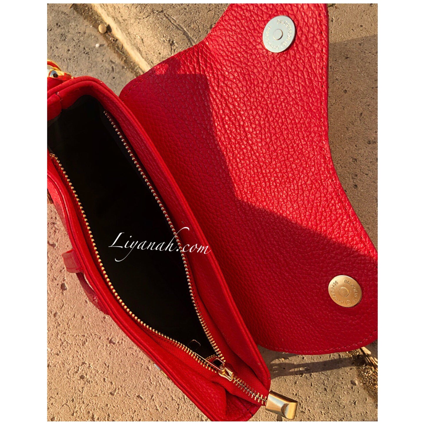 Sac Cuir PETIT Modèle SHEORA ROUGE