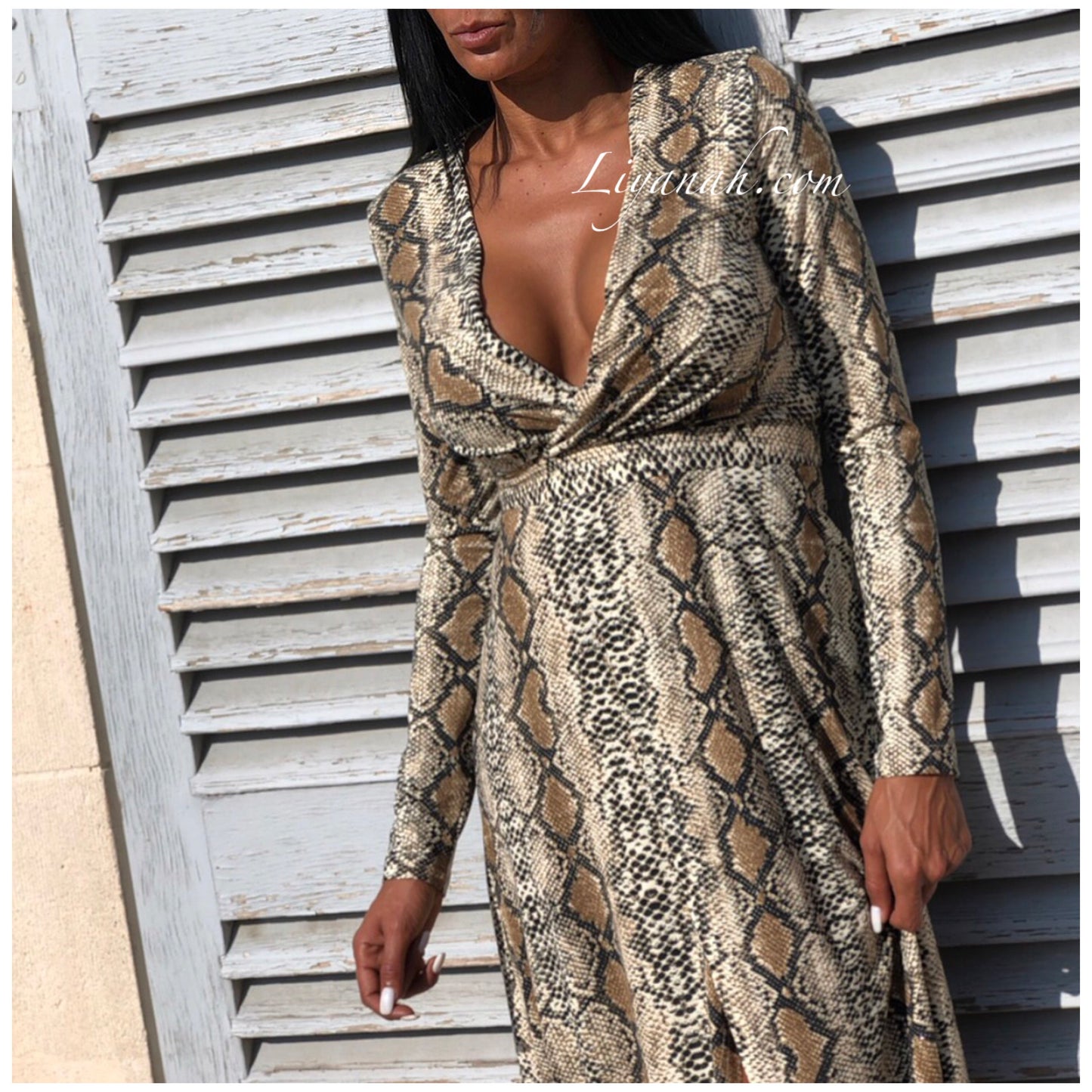 Robe Longue Modèle NIYALA PYTHON