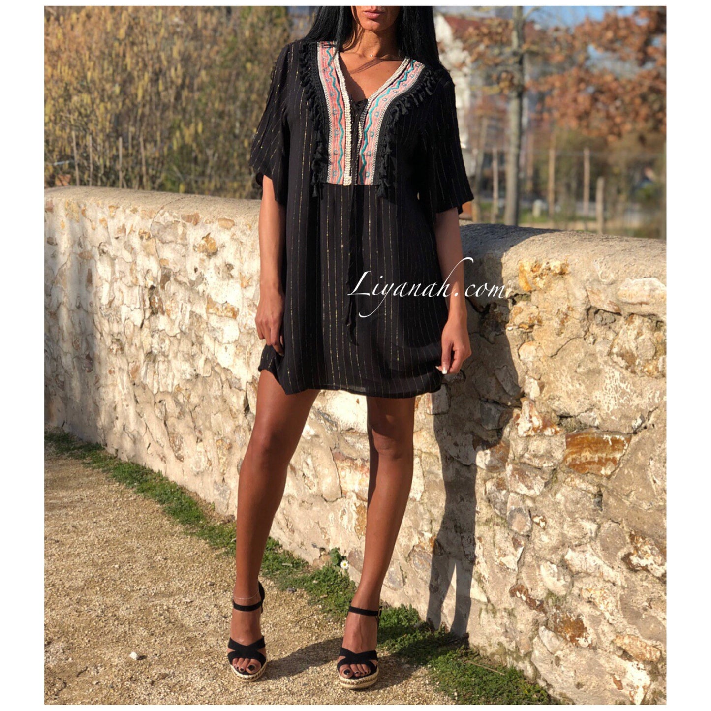 Robe Tunique Modèle NAJA NOIR