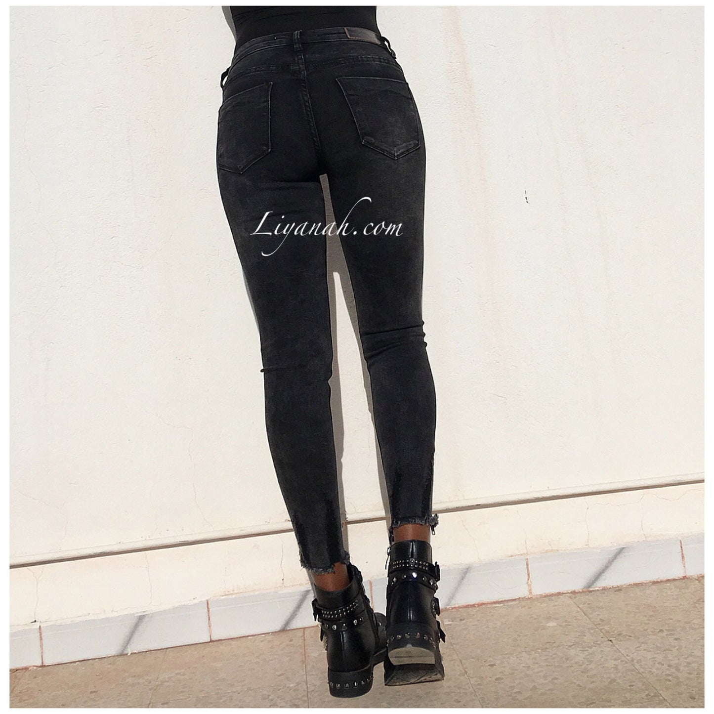 Jean Skinny Modèle JANIG BLACK/GREY