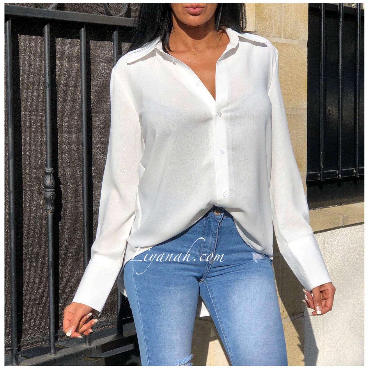 CHEMISE Modèle ANAYA BLANC