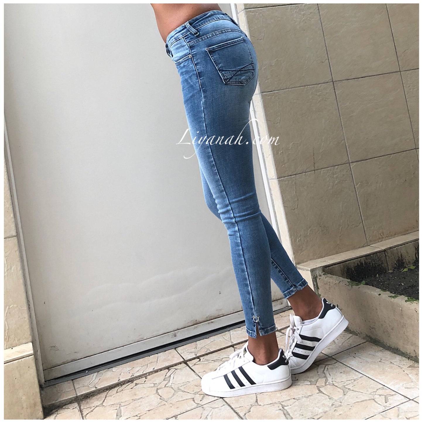 Jean Skinny Modèle CEANE BLUE Taille Basse