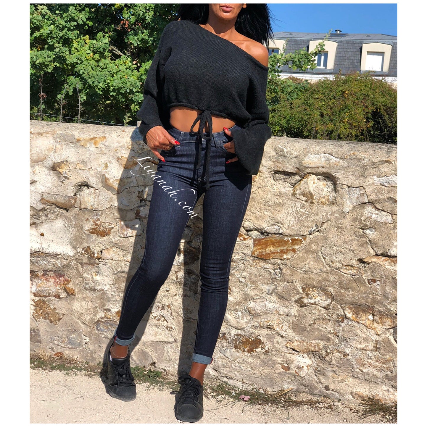 Jean Skinny Modèle BRYALA BRUT TAILLE MI-HAUTE