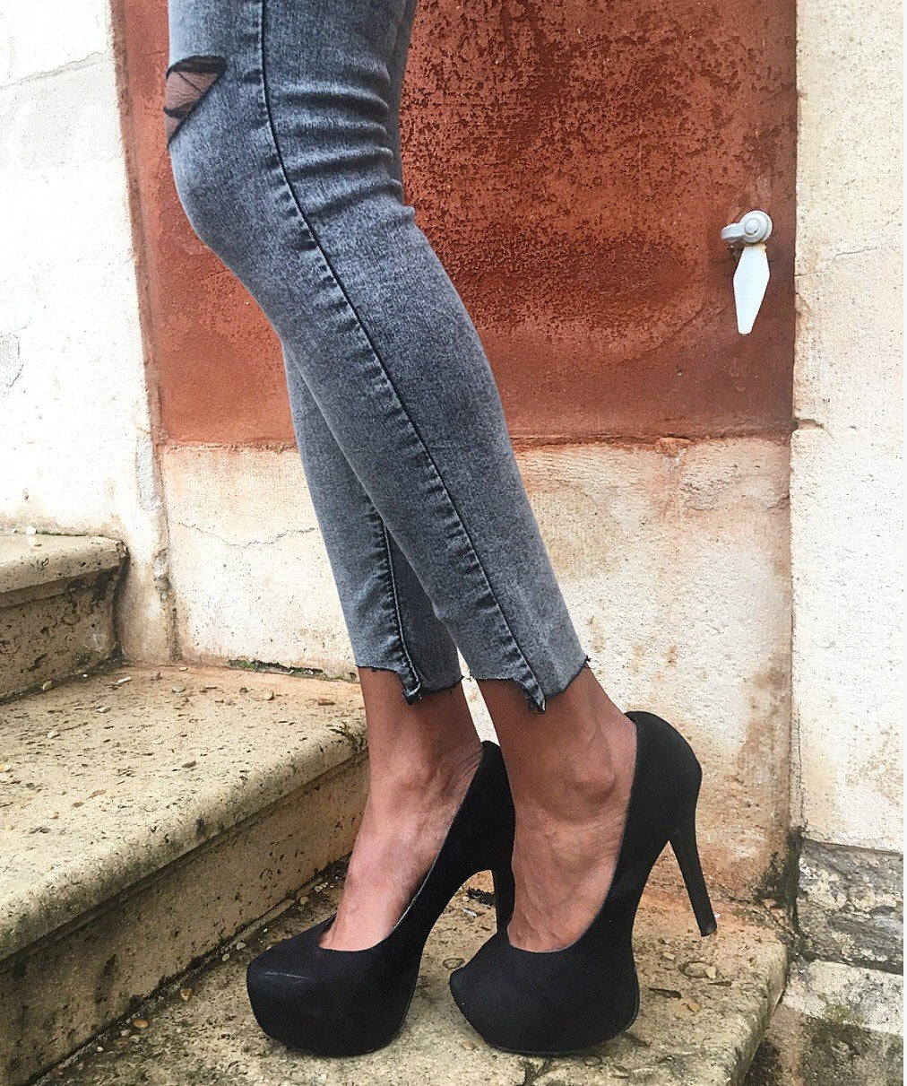 Jean Skinny Crop Jegging Modèle AMODA