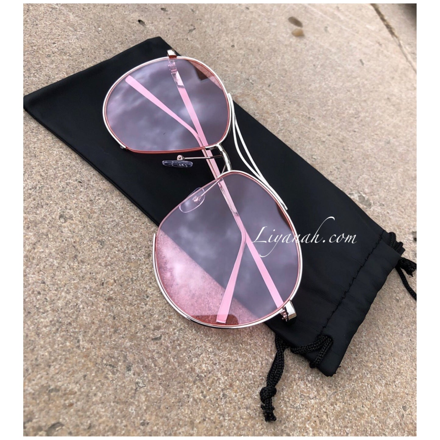 LUNETTES DE SOLEIL Modèle NAHYLA Rose, Noir ou Gris