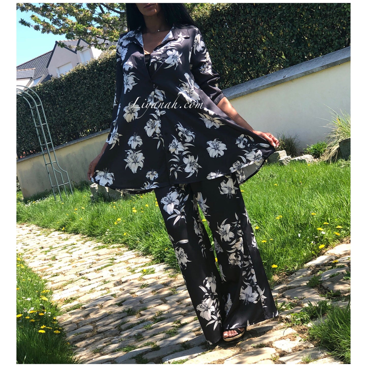 Ensemble Modèle ZYAKA Chemise + Pantalon Noir