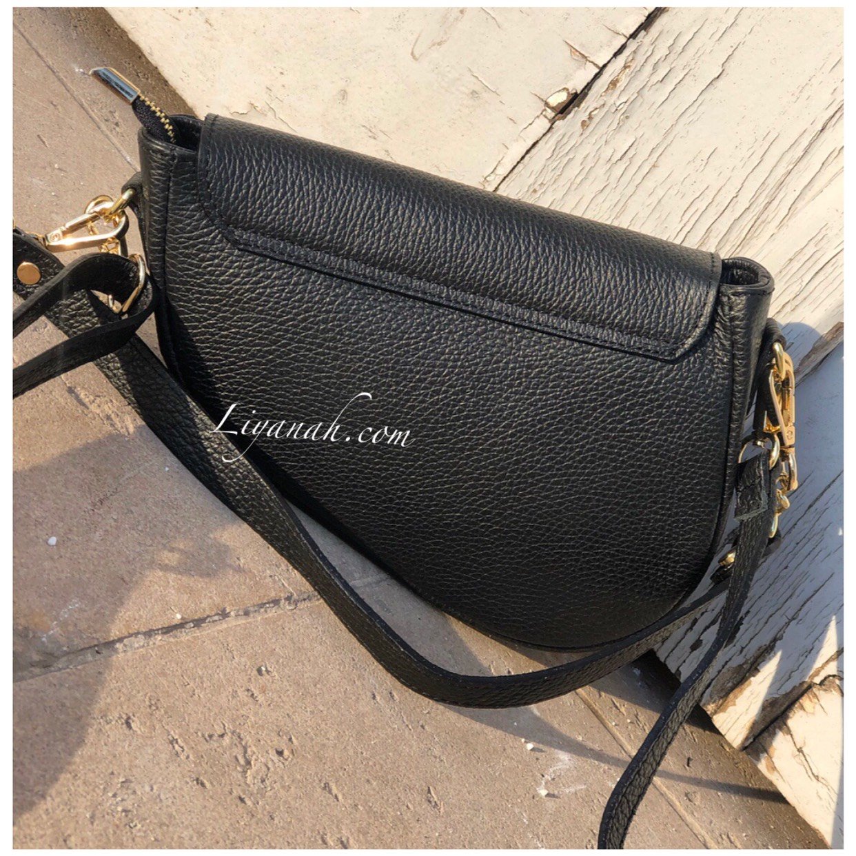 Sac Cuir PETIT Modèle SHEORA NOIR