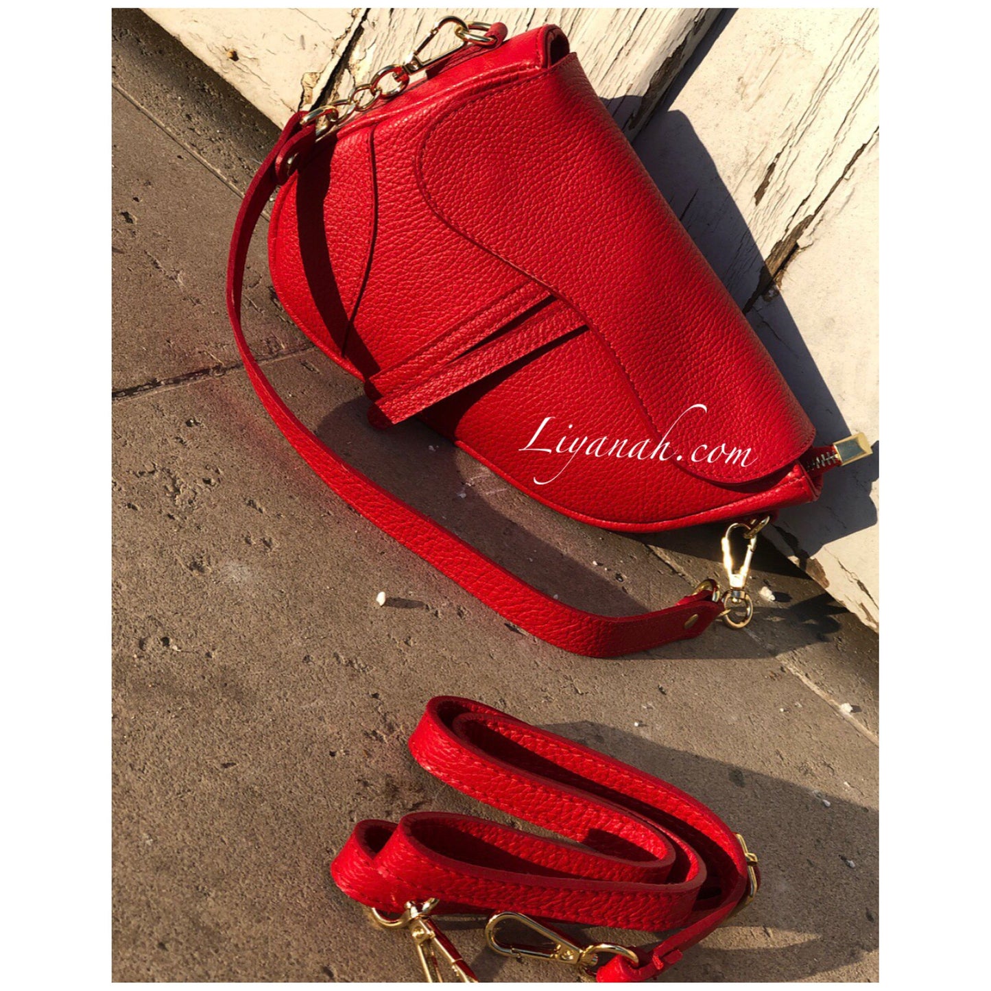 Sac Cuir PETIT Modèle SHEORA ROUGE