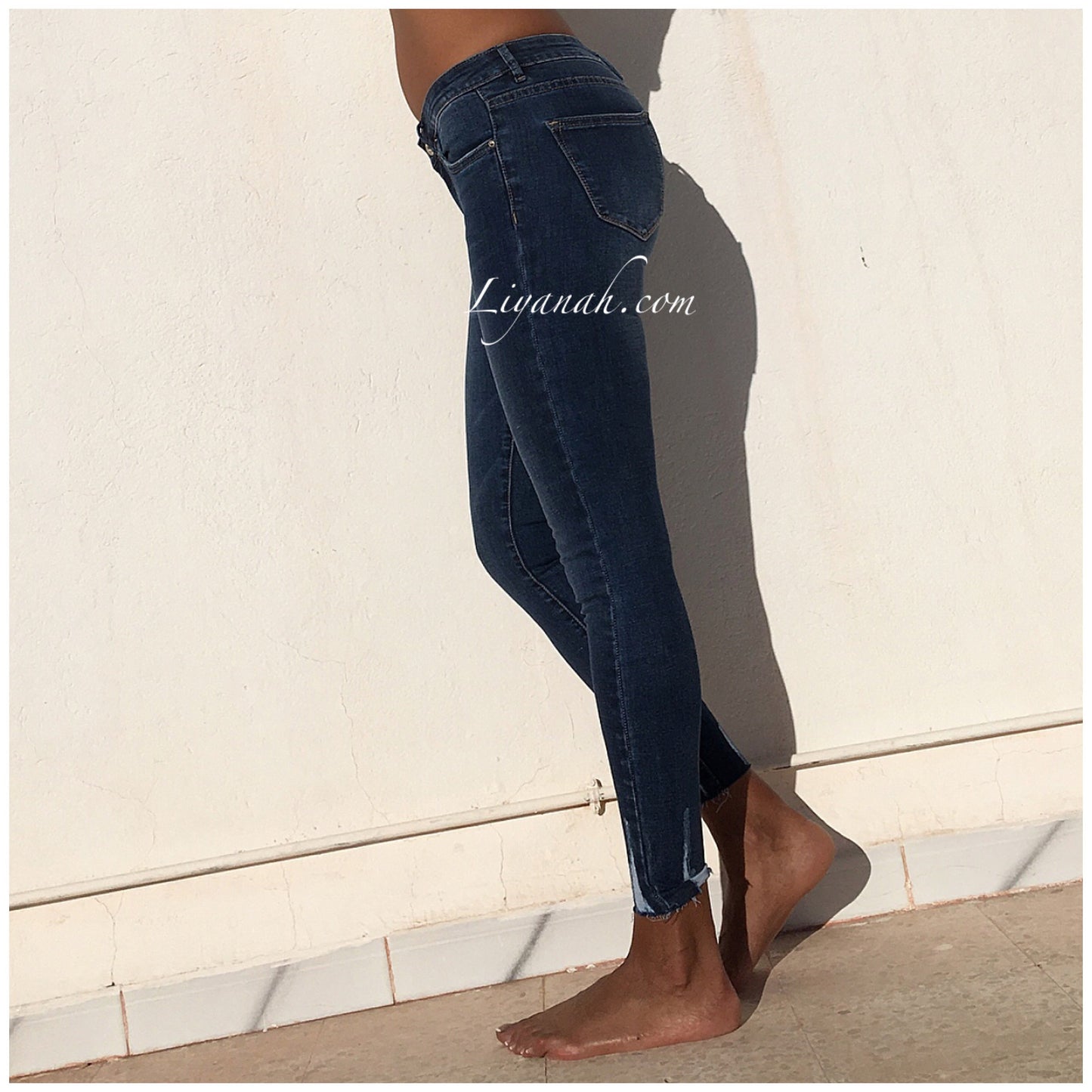 Jean Skinny Modèle KARIA BLUE Taille Basse