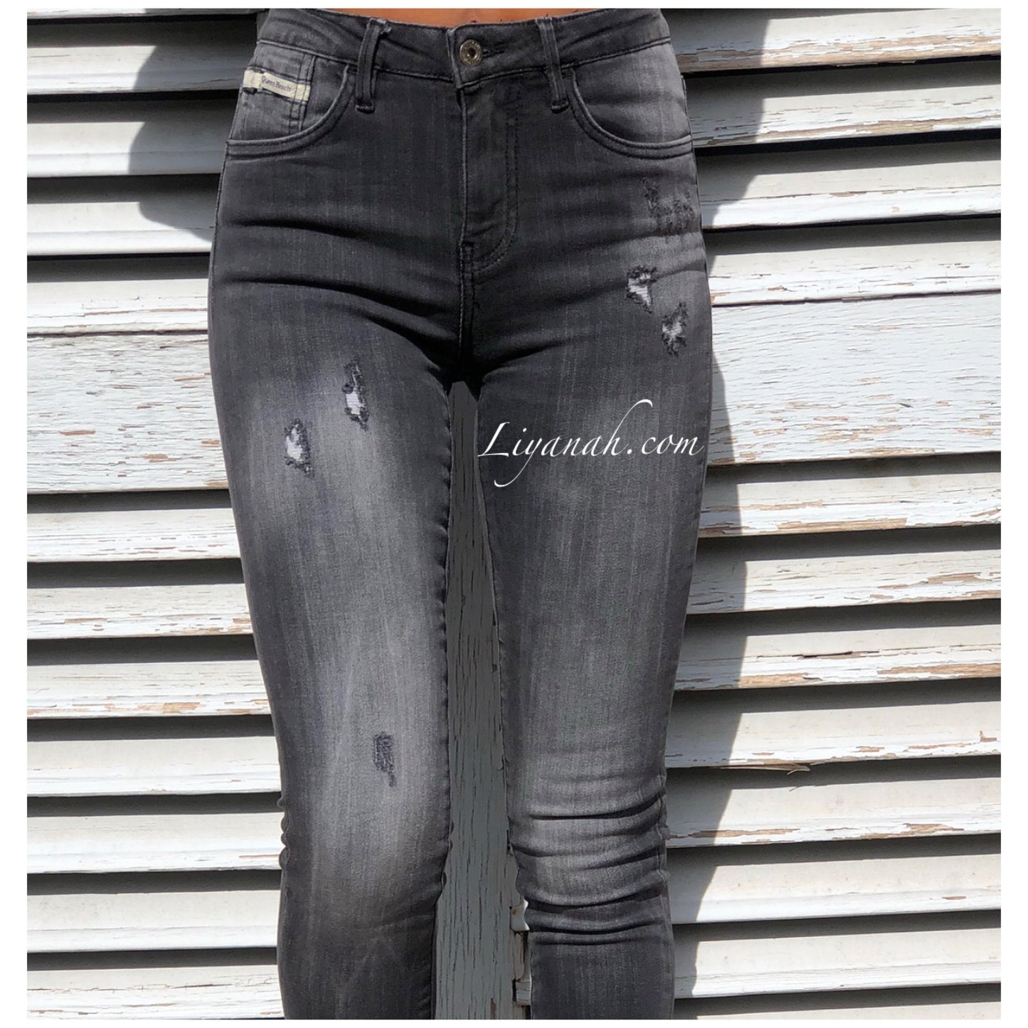 Jean Skinny Modèle CHAYANA GREY