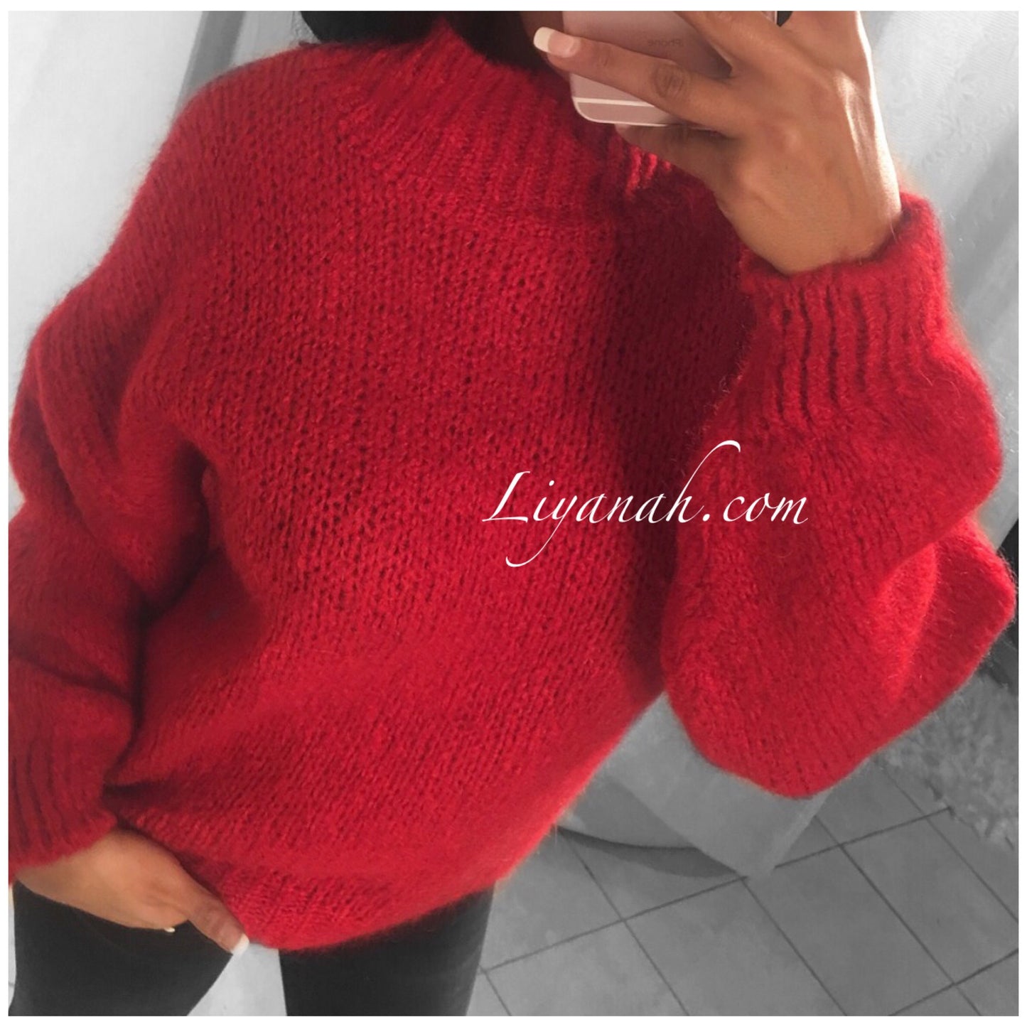 PULL Modèle LILY ROUGE, NOIR OU JAUNE