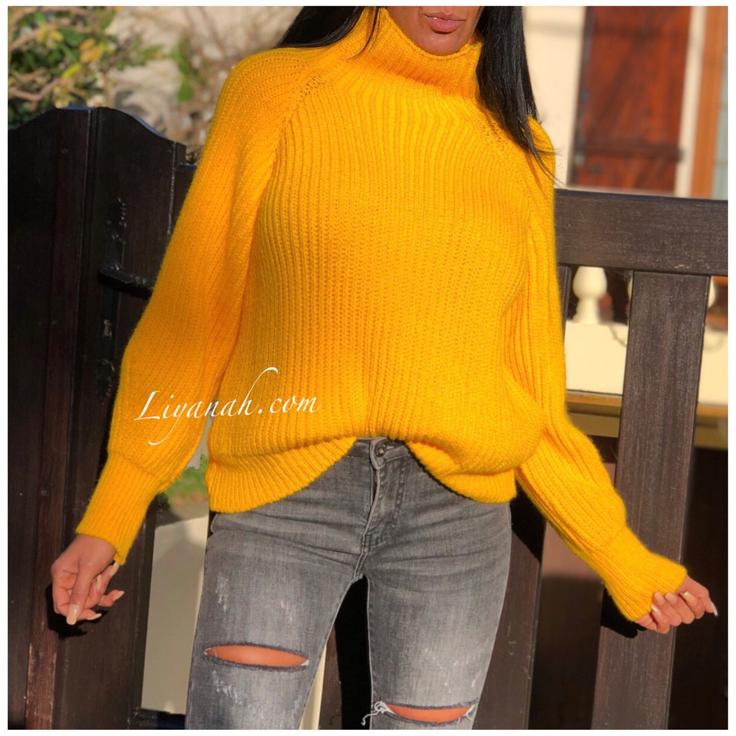 Pull Modèle PAYA JAUNE