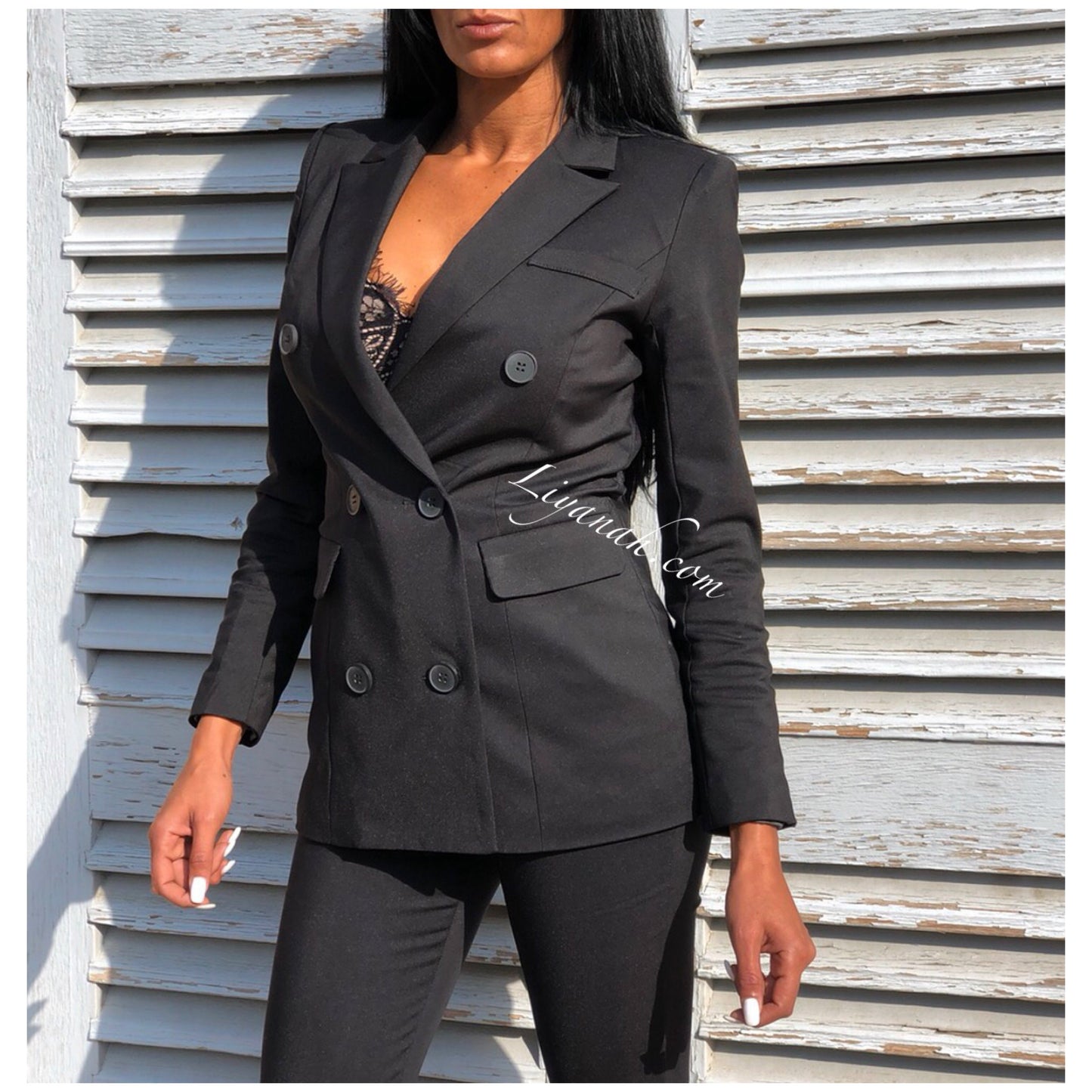 Veste Tailleur Modèle AITA Noir